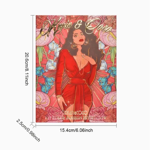 Kevin & coco 117 Eyeshadow Makeup Palette NEW - Picture 4 of 7